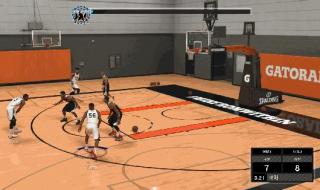 NBA2k online怎么转身扣篮